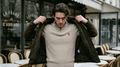 Pull en laine camionneur Vallery Beige