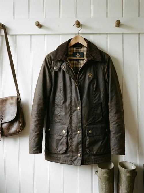 Veste huilée matelassée Sully