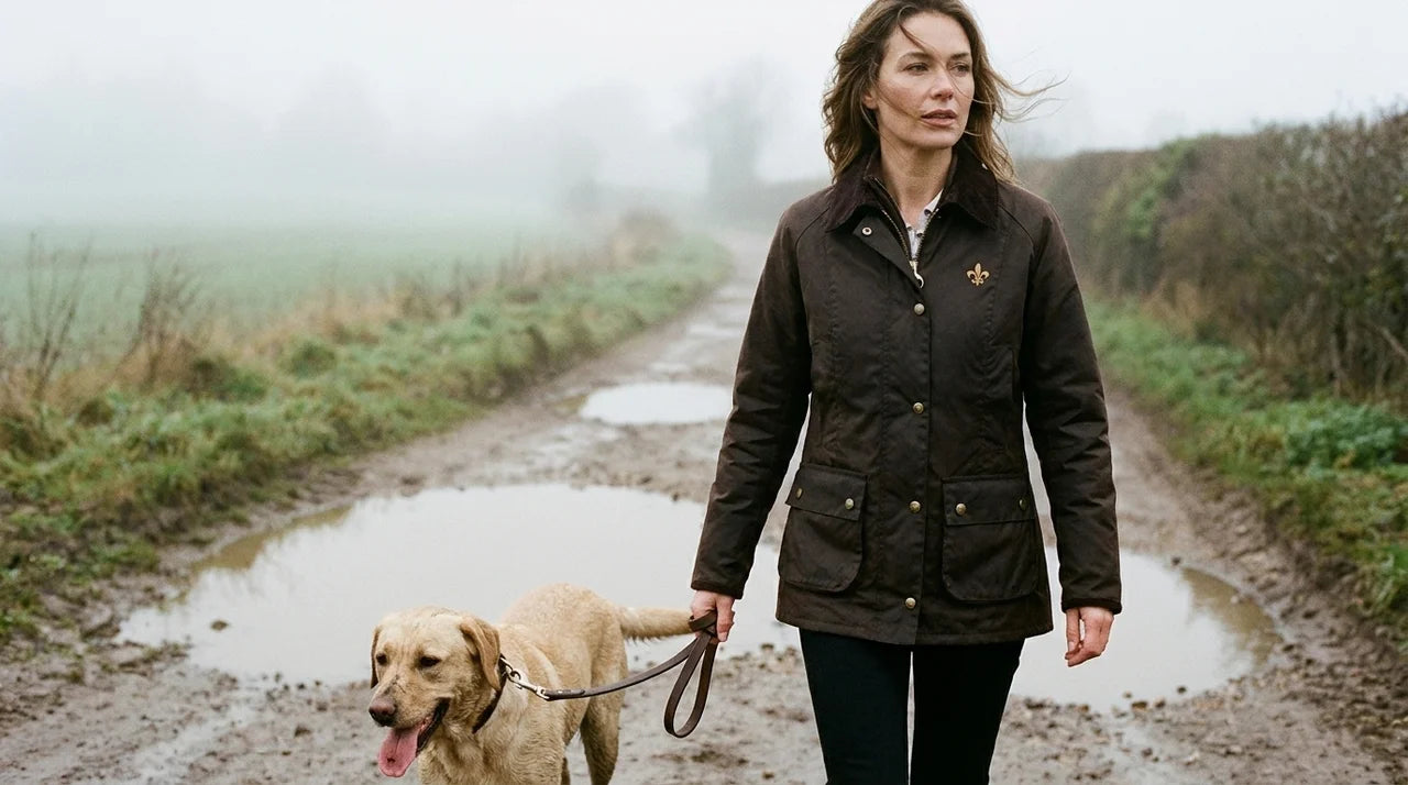 Veste huilée matelassée Sully