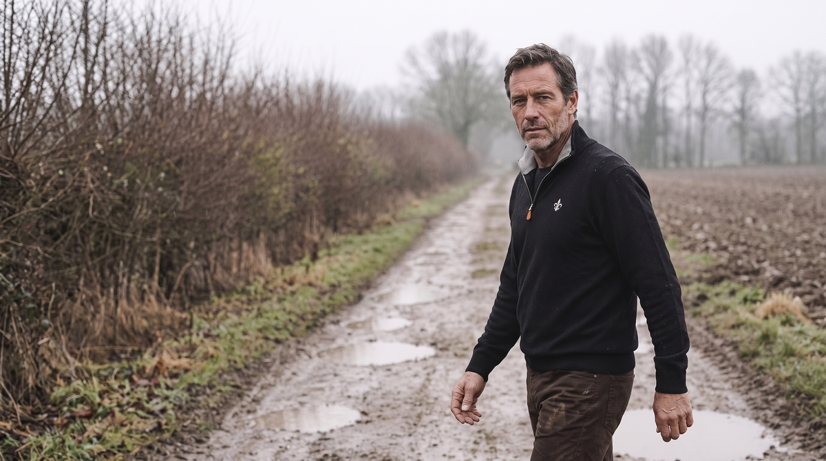 Pull Homme Cheverny — demi-zip maille laine